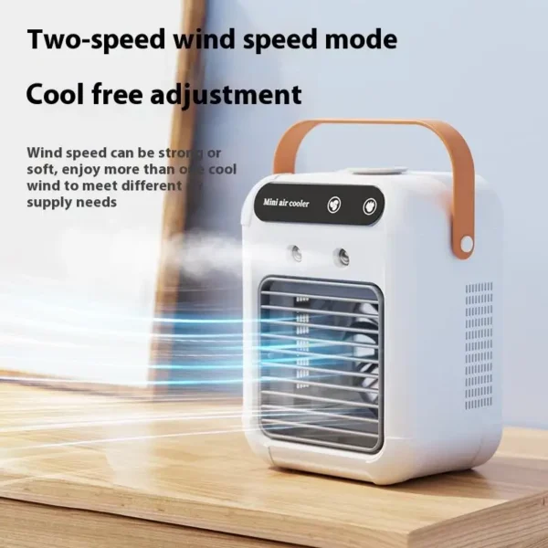 Portable Air Conditioner, USB, Battery, Plastic - view 3