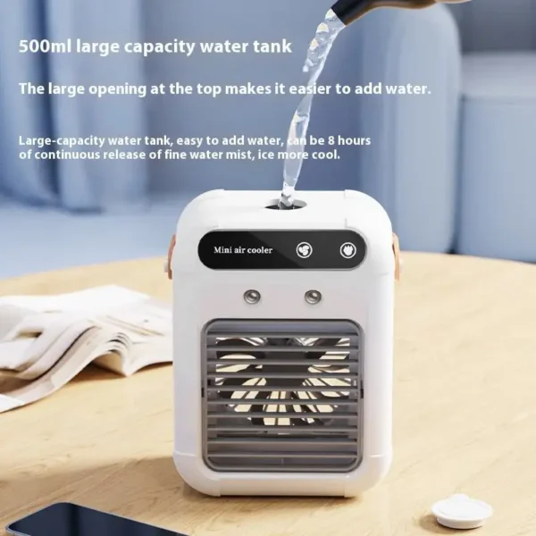 Portable Air Conditioner, USB, Battery, Plastic - view 6