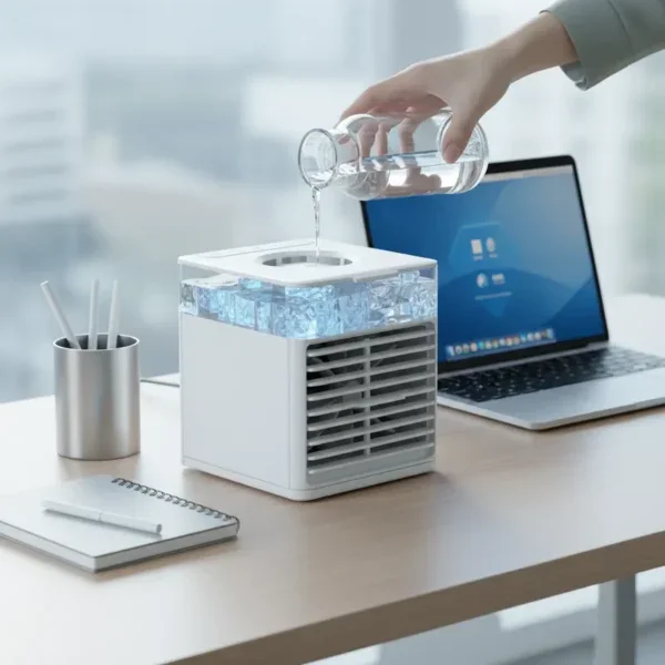 Portable Air Conditioner, USB, Electric, Metal