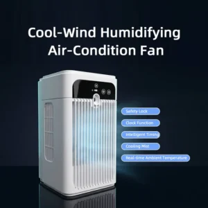 Portable Air Conditioner, USB, Plastic, 5W, HT-037002