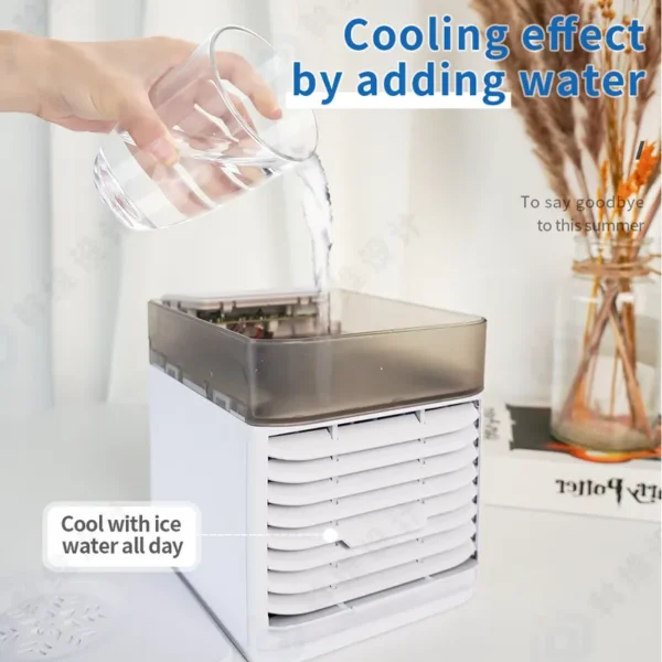Portable Air Conditioner, USB, Plastic - view 2