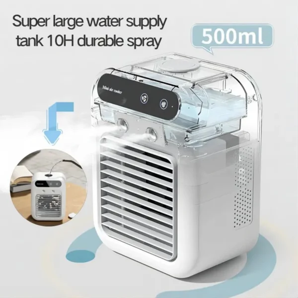Portable Air Conditioner, USB, Plastic - view 3