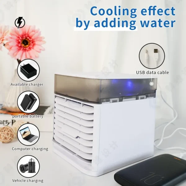 Portable Air Conditioner, USB, Plastic - view 5
