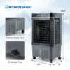 Portable Air Cooler, 1800, CFM, 4-Gallon - view 3