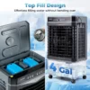 Portable Air Cooler, 1800, CFM, 4-Gallon - view 4