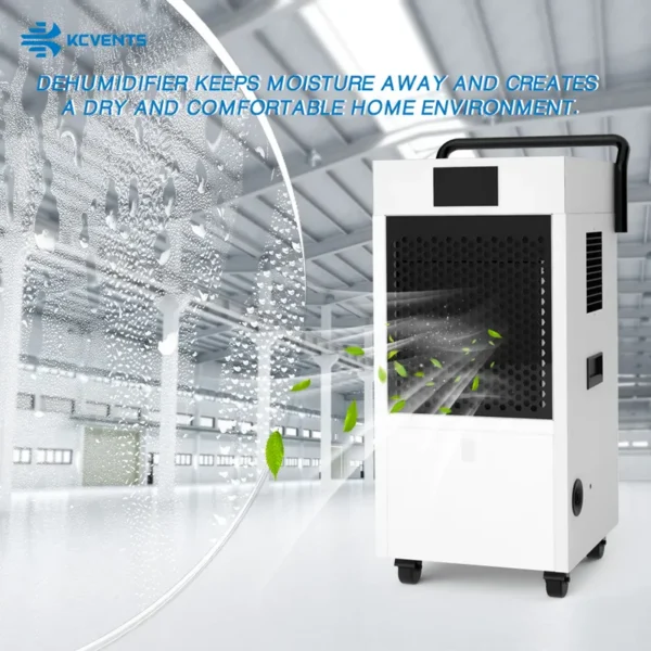Portable Air Dehumidifier, 60L, HVAC Systems - view 3