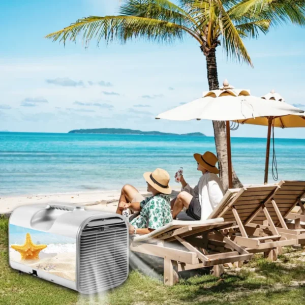 Portable Compressor, 220V, 4500BTU, Battery