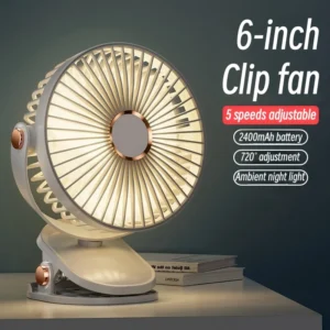 Portable Cooling Fan, 2400mAh, USB, 720