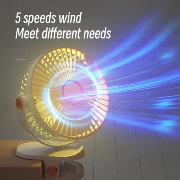 Portable Cooling Fan, 2400mAh, USB, 720 - view 4