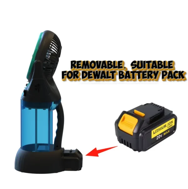 Portable Electric Cooling Fan, 20W, Plastic - view 5