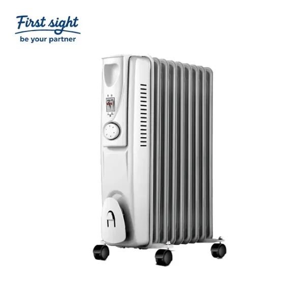 Portable Electric Oil-filled Radiator, 9/11/13-Fin, 2000W