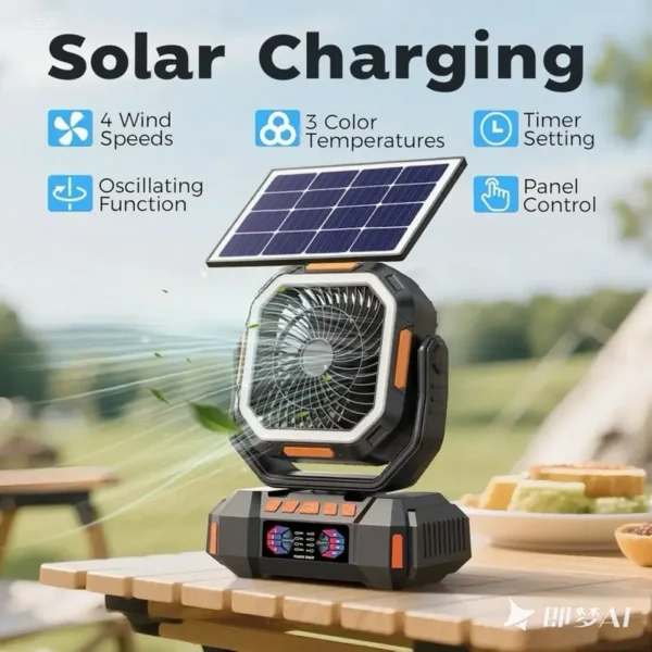 Portable Fan, 40000mAh, LED - view 4