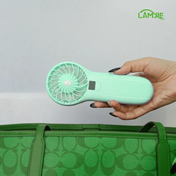 Portable Handheld Fan, 5-Speed, 5000mAh, USB - view 2