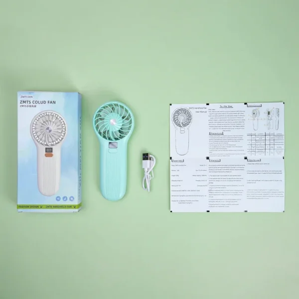 Portable Handheld Fan, 5-Speed, 5000mAh, USB - view 6