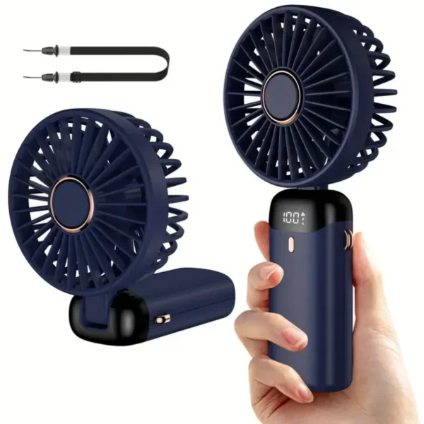 Portable Handheld Fan, USB, 5, Plastic