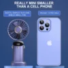 Portable Handheld Fan, USB, 5, Plastic - view 2