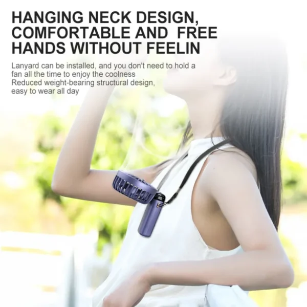 Portable Handheld Fan, USB, 5, Plastic - view 4