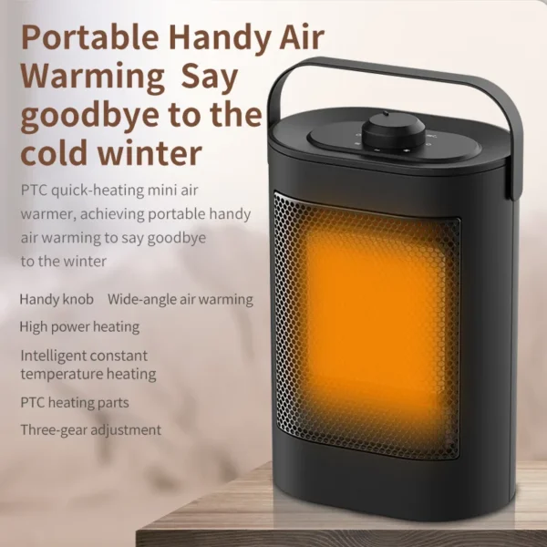 Portable Heater, 1500W, PTC - view 4