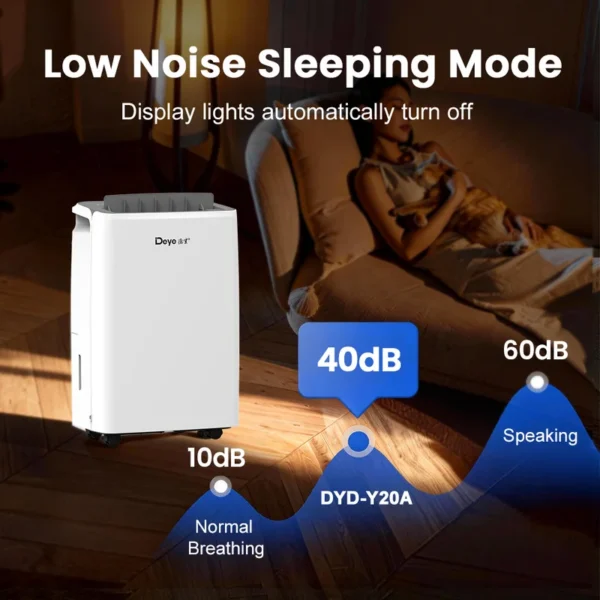 Portable Household Air Dehumidifier, DYD-Y20A, 20L - view 3