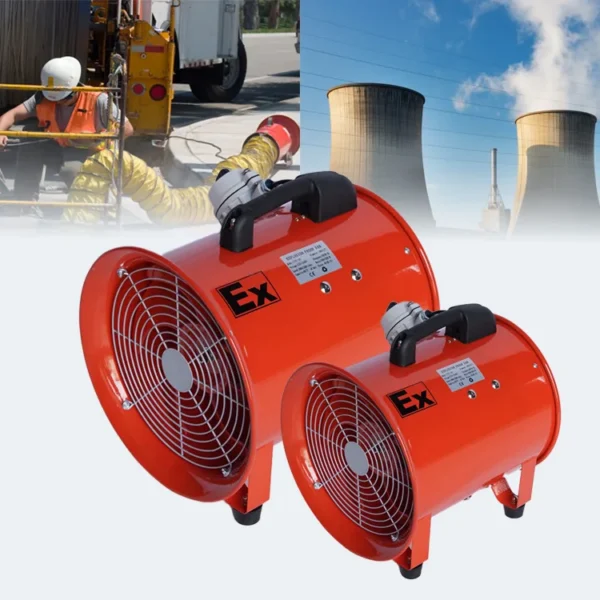Portable Industrial Ventilator, Axial, Explosion-proof, 5M - view 2
