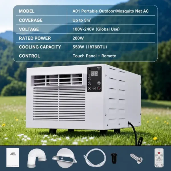 Portable Mini Air Conditioner, 110V, 220V - view 4