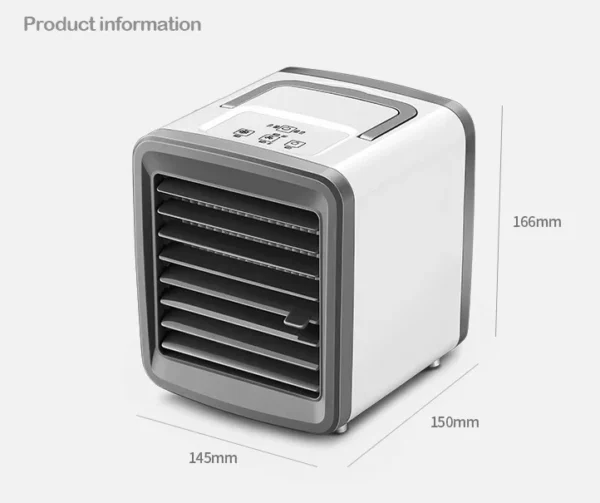 Portable Mini Air Conditioner, 300ML, Battery, ABS+PC - view 6