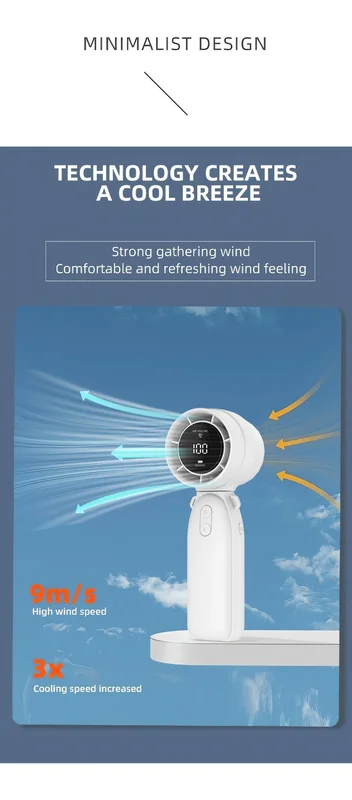 Portable Mini Air Conditioner, USB, Plastic - view 5