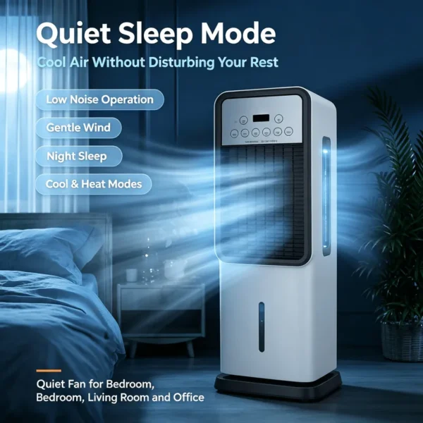 Portable Mini Air Cooler, LED, 8H - view 3