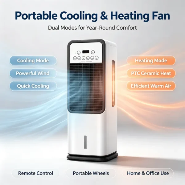 Portable Mini Air Cooler, LED, 8H - view 5