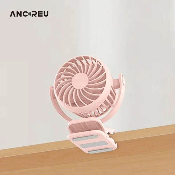 Portable Mini Clip Fan, 2000mAh, 360 - view 4