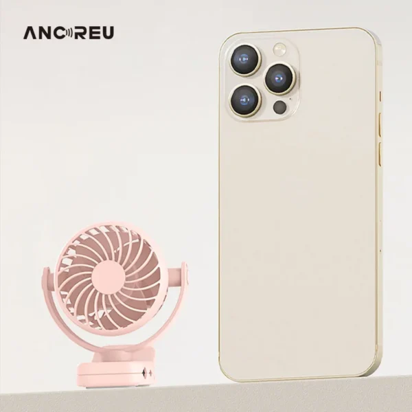 Portable Mini Clip Fan, 2000mAh, 360 - view 5