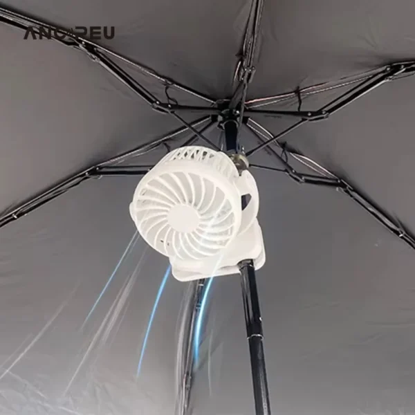 Portable Mini Clip Fan, 2000mAh, 360 - view 6
