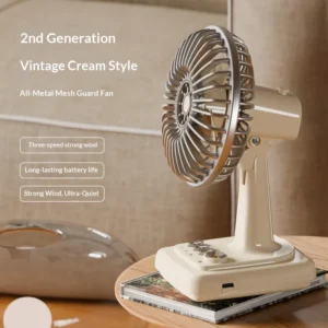 Portable Mini Desktop Fan, USB, 3.7 V