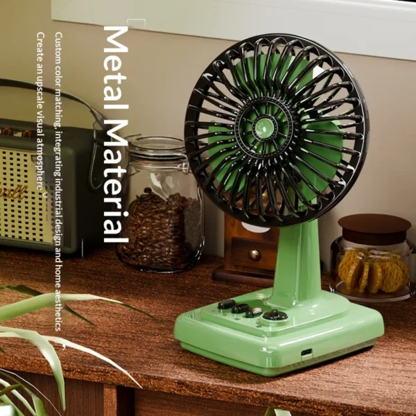 Portable Mini Desktop Fan, USB, 3.7 V - view 2