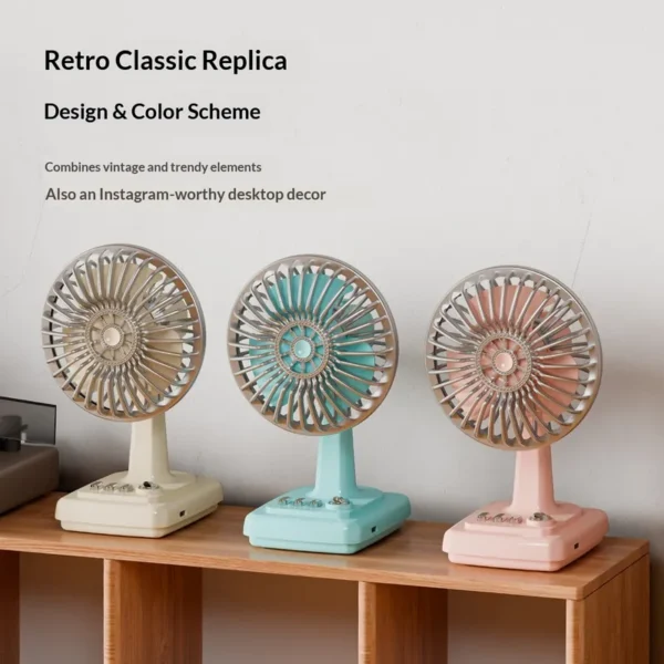 Portable Mini Desktop Fan, USB, 3.7 V - view 3