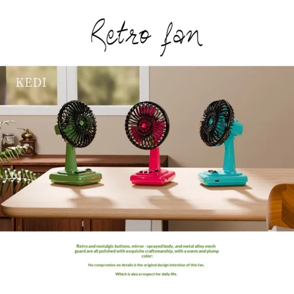 Portable Mini Desktop Fan, USB, 3.7 V - view 4