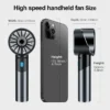Portable Mini Handheld Fan, Battery, Plastic - view 5