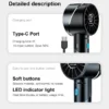 Portable Mini Handheld Fan, Battery, Plastic - view 6