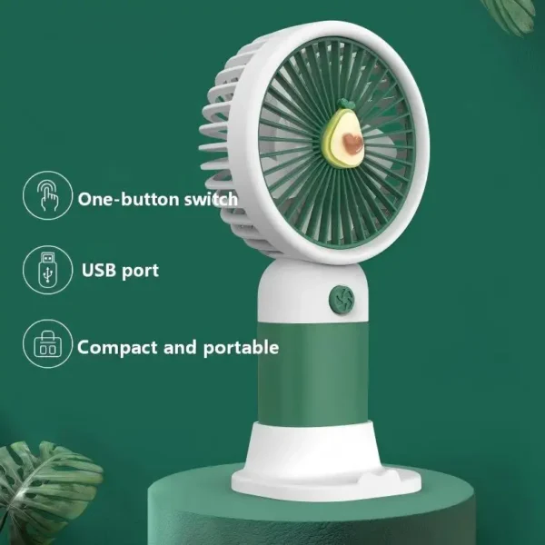 Portable Mini Handheld Fan, USB, 5 V, 5W - view 2