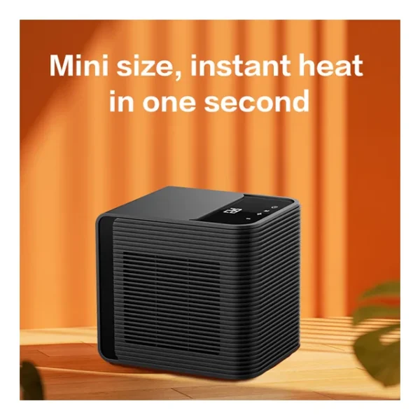 Portable Mini Ptc Heater, Electric, Plastic - view 2