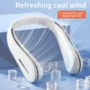 Portable Neck Fan, 5, Battery - view 2