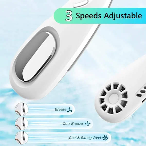 Portable Neck Fan, USB, 5 V - view 3