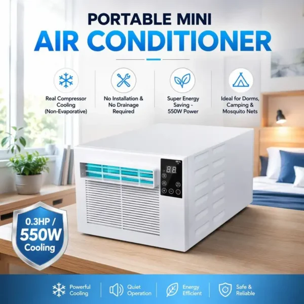 Portable Outdoor Air Conditioner, 110V-220V, 550W/1876BTU - view 5