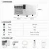 Portable Outdoor Air Conditioner, 110V-220V, 550W/1876BTU - view 6