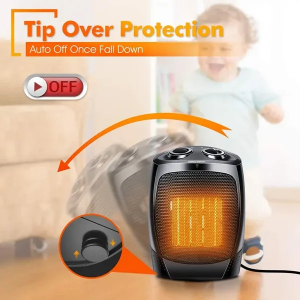Portable Ptc Electric Fan, 1500w, PTC-903 - view 2