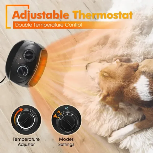 Portable Ptc Electric Fan, 1500w, PTC-903 - view 3