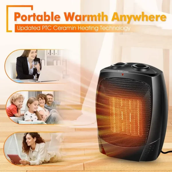 Portable Ptc Electric Fan, 1500w, PTC-903 - view 5