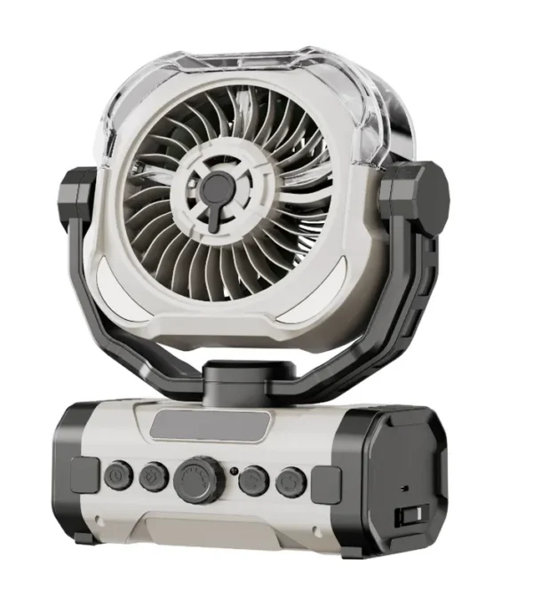 Portable Rechargeable Fan, 20000mAh, LED, USB - view 3