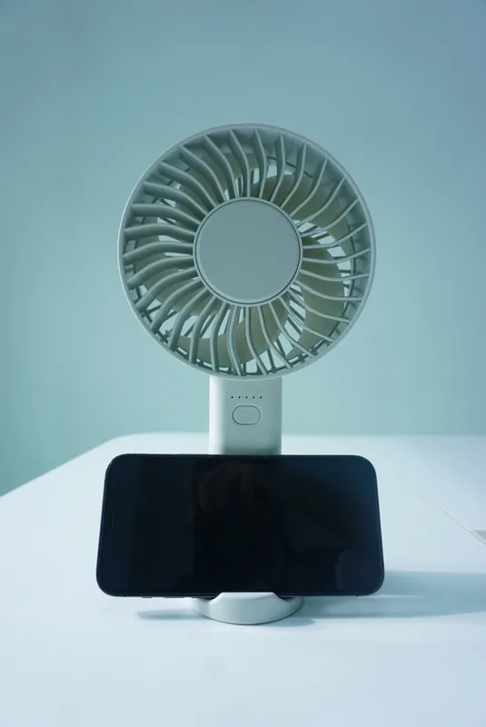 Portable Rechargeable Handheld Fan, 5 V, Battery - view 3