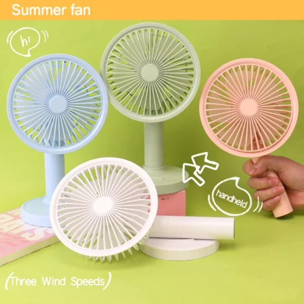 Portable Rechargeable Mini Fan, DD8007, USB - view 2